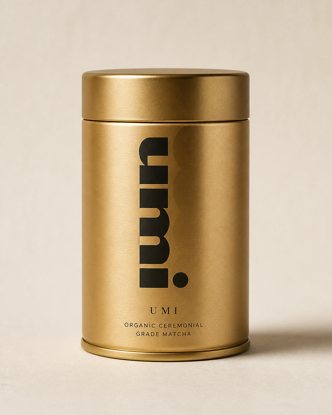 Umi organic ceremonial grade matcha gold tin